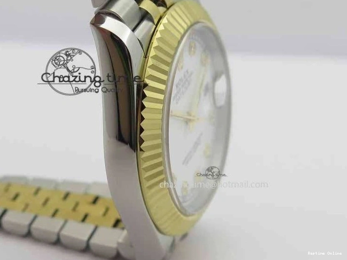 0228 DateJust II 41mm SS YG BP Maker Best Edition White Diam Dial On Jubilee Bracelet A ModernLook 3663